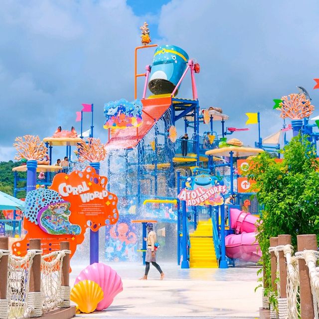 🌊สวนน้ำเปิดใหม่ภูเก็ตสไลด์เดอร์ยาวมากแม่🤣💙