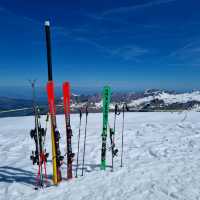 ski fun at Mount Titlis 