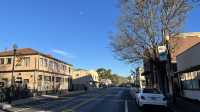 Fremont-Niles town, leisurely afternoon time.