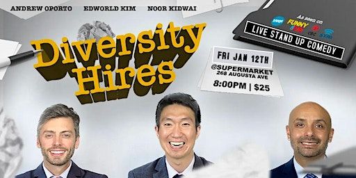 "Diversity Hires" Comedy Tour!! | Supermarket Bar and Variety