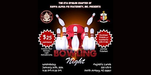 Eta Epsilon Bowling Night | Majestic Lanes Bowling Alley, U.S. 9, Perth Amboy, NJ, USA