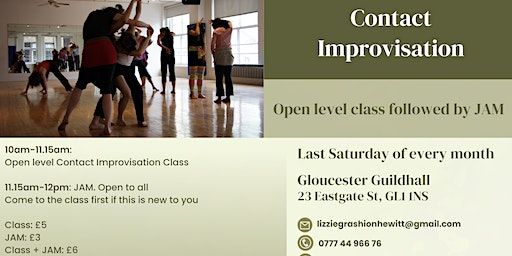Dance Contact Improvisation Class + Jam! | Gloucester Guildhall
