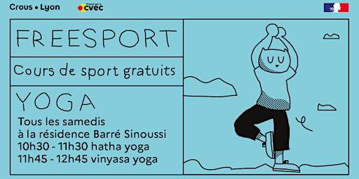 Freesport : Yoga - Septembre & Octobre 2024 | Salle d'animation de la résidence Francoise Barré-Sinoussi