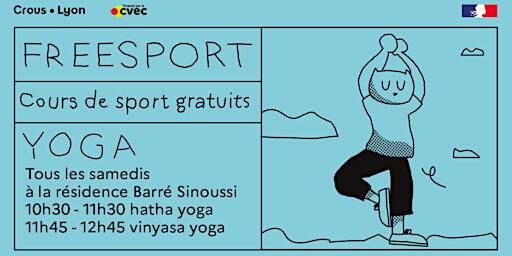 Freesport : Yoga - Septembre & Octobre 2024 | Salle d'animation de la résidence Francoise Barré-Sinoussi