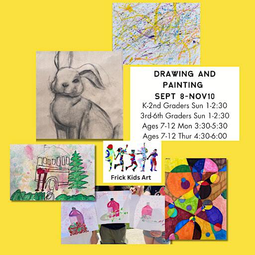 Drawing and Painting Class for Kids ages 7-12 | Frick Kids Art