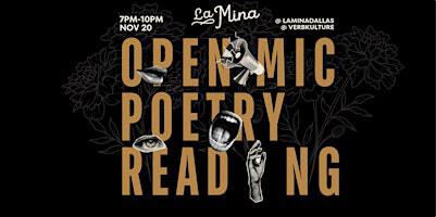 A Way With Words - Poetry Showcase at La Mina | La Mina Bar & Latin Night Club - The Village Dallas