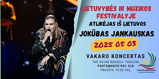 Jokūbo Jankausko koncertas Anglijoje, Festivalyje "Laisvės Pavasaris 2025" | Portsmouth Grammar School