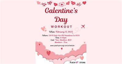 Galentine's Day Workout | 514 N Lake Ave b