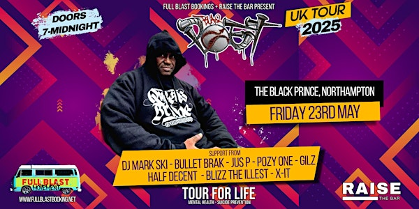 Blaq Poet Live @ The Black Prince, Northampton - Full Blast Movement | The Black Prince
