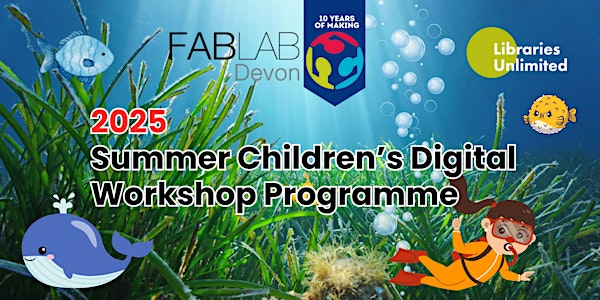 FabLab Exeter Summer 2025 T-shirt Design Workshop (6-15yrs) | FabLab Exeter inside Exeter Library