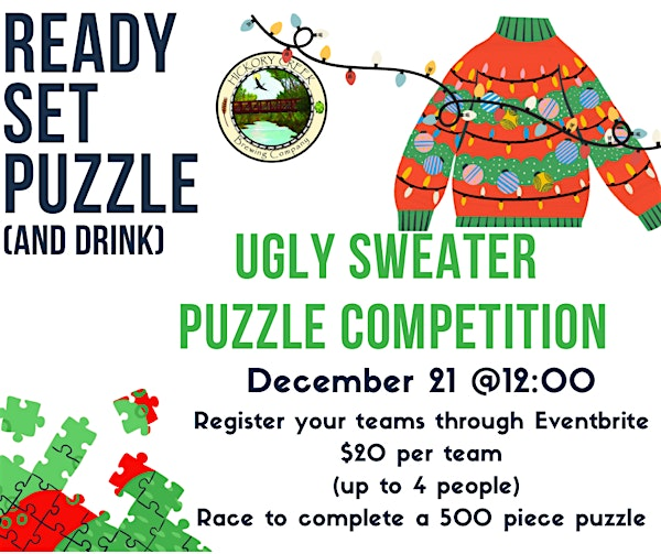 Puzzle Competition-Ugly Sweater | Hickory Creek Brewing Co