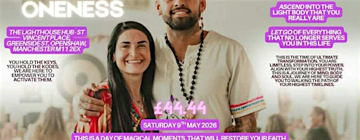 THE RETURN TO ONENESS (Saturday 9th May ) @ The Lighthouse Mcr 3PM | The Lighthouse Hub