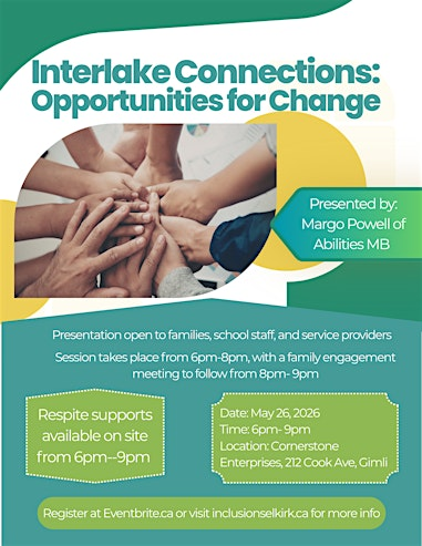 Interlake Connections Opporunities For Change | Cornerstone Enterprises Gimli