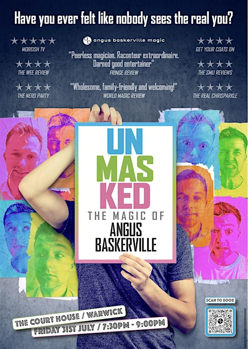 Unmasked - The Magic of Angus Baskerville | The Court House Warwick - Venue