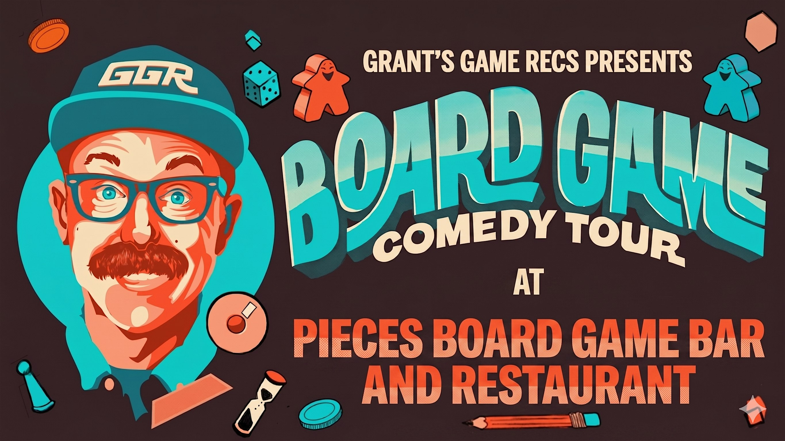 Board Game Comedy Night at Pieces Board Game Bar And Restaurant | Pieces Board Game Bar And Restaurant