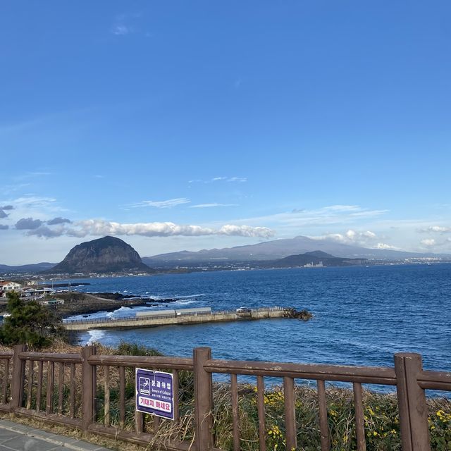 💚왼쪽에는 산방산, 오른쪽에는 한라산이 보이는 송악산💚