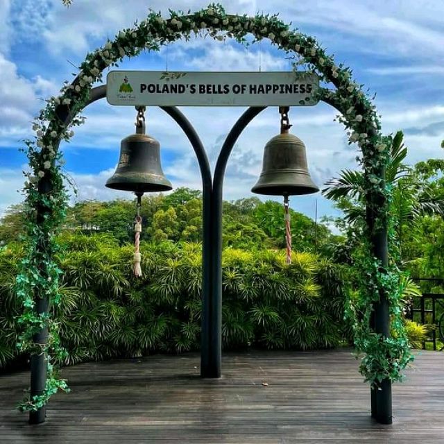 Wishing bells at Mount Faber