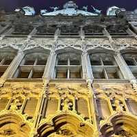 Grand Place Brussels, beautiful day & night