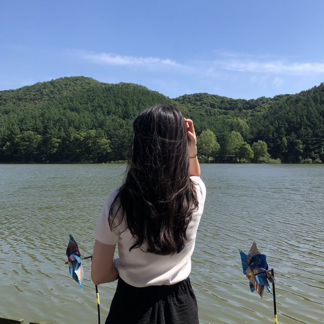 파주 물멍 스팟! 애룡저수지 국수집!