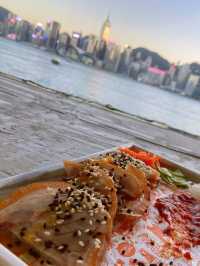 可以睇到維港海景嘅韓國菜
