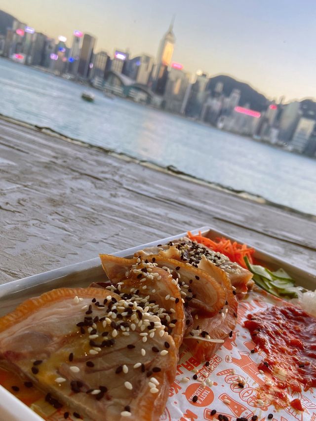 可以睇到維港海景嘅韓國菜