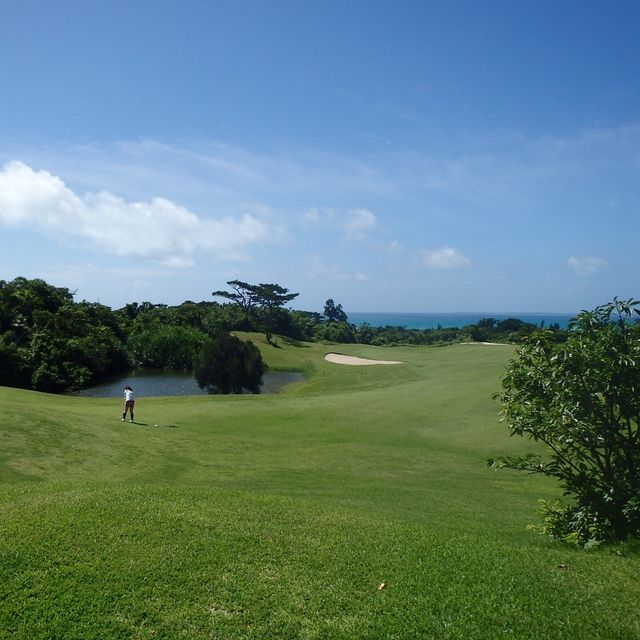 【沖縄･小浜島】最南端と最西端のティーがあるゴルフ場⛳️