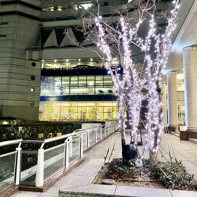 ランドマークプラザ前のイルミネーション