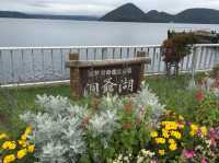 Strolling along Lake Toya 