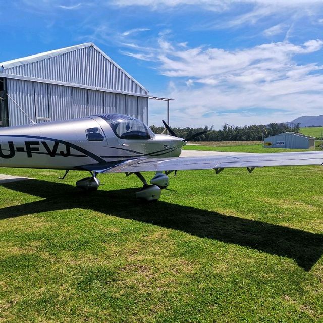 Flying over Knysna 