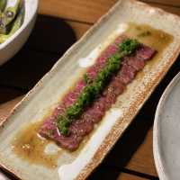 Japanese fusion with lively atmosphere