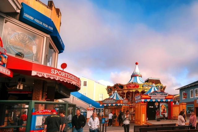 Fisherman's Wharf is the hottest destination in San Francisco.