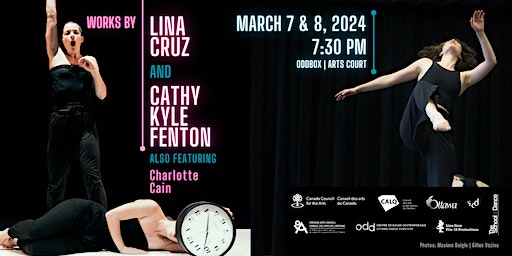 An evening of dance works by Lina Cruz & Cathy Kyle Fenton | Ottawa Dance Directive / ODD BOX / Arts Court