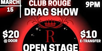 Drag Show Open stage Club Rouge | Club Rouge