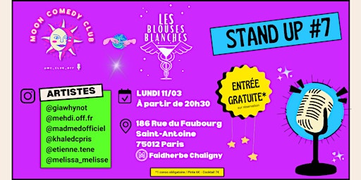 MOON COMEDY CLUB | Les Blouses Blanches