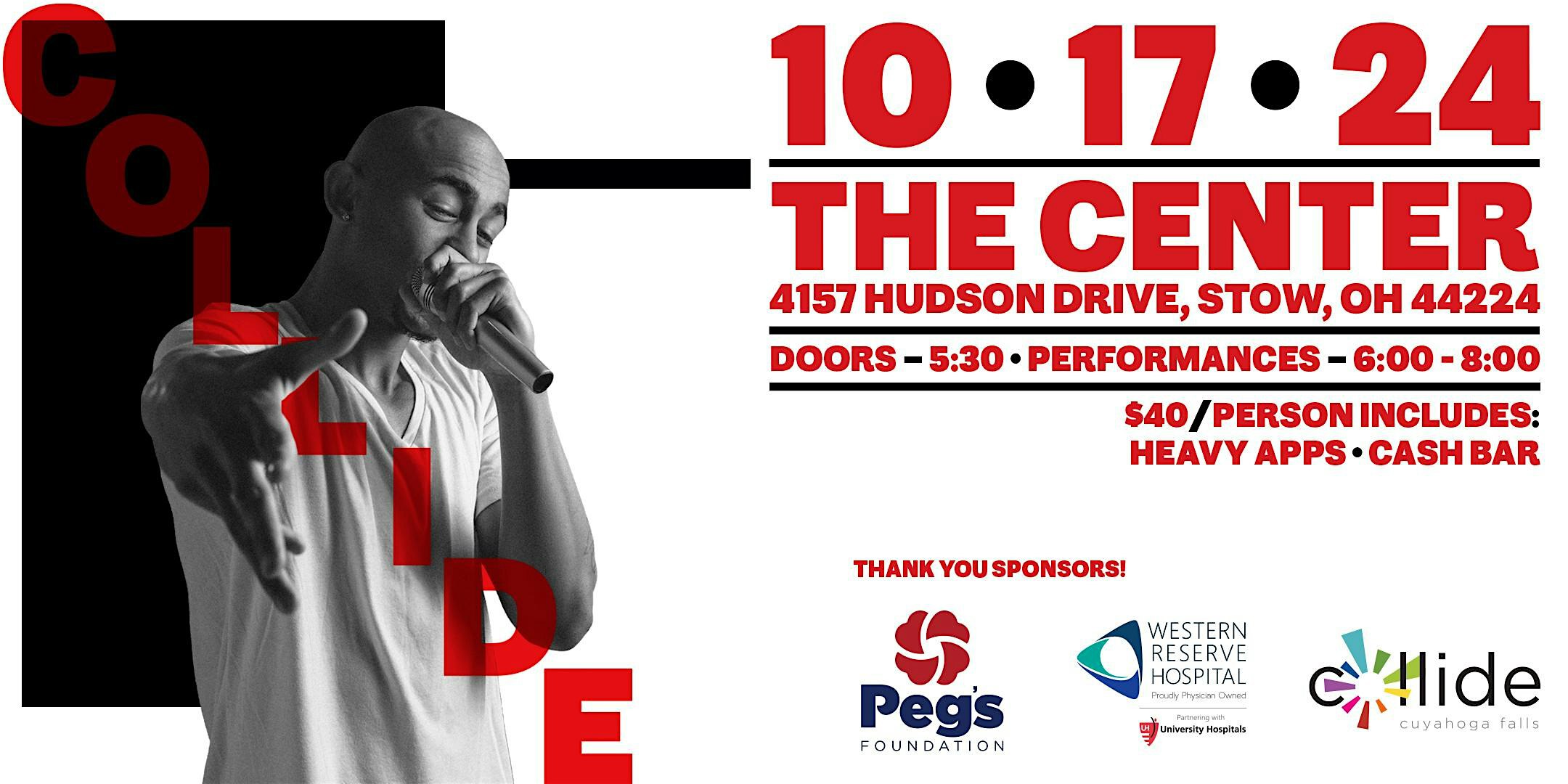 Annual Fundraiser - Collide: Cuyahoga Falls | The Center: Events and Catering