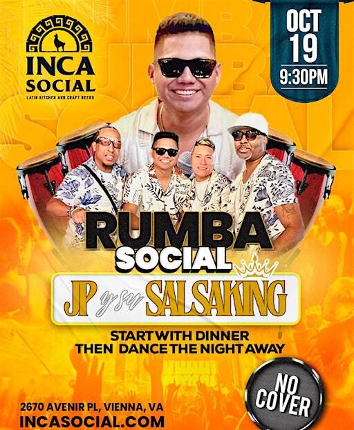 Rumba Social - Live Salsa Music ft. JP & Su Salsa King #ViennaVA | Inca Social