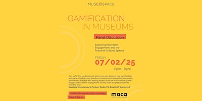 GAMIFICATION IN MUSEUMS | MACA Moving Arts Centre Amsterdam