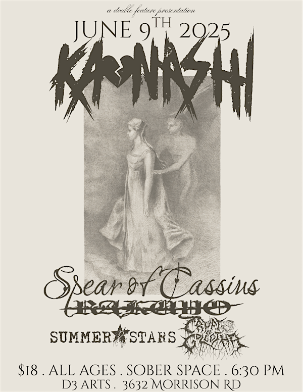 KAONASHI (PA)/ RAKUYO/ SPEAR OF CASSIUS/ SUMMER STARS/ CRYPTS OF GOLGOTHA | D3 Arts
