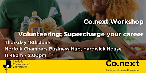 Co.next Workshop – How Volunteering Can Boost Your Career | Hardwick House
