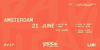 Radical Women of Cycling: Amsterdam [Road] | MAAP LaB Amsterdam