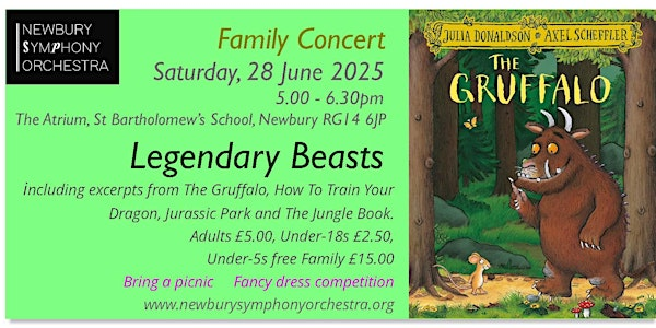 Newbury Symphony Orchestra Summer Family Concert - Legendary Beasts | St Bartholomew's School