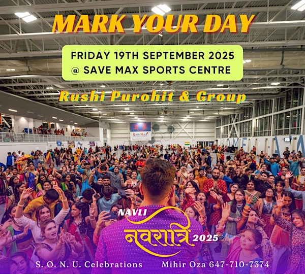 Navli Navratri 2025 | Save Max Sports Centre
