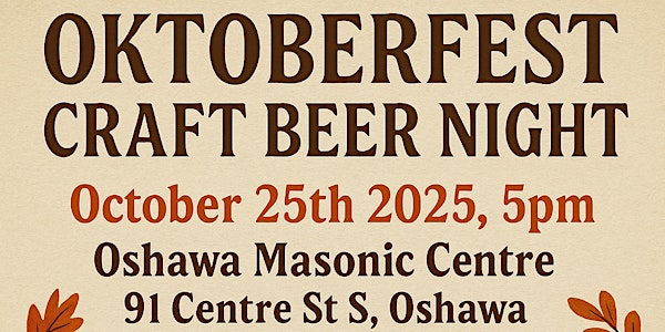 Oktoberfest | 91 Centre St S