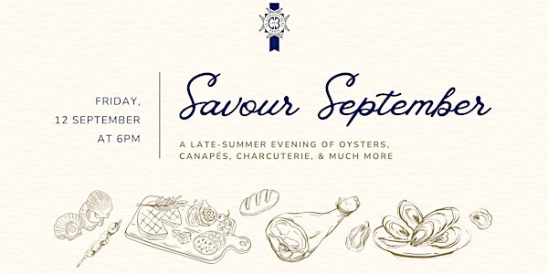 Savour September: An Evening of Oysters, Canapés & Charcuterie | 453 Laurier Ave E
