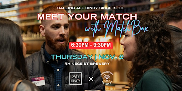 DatesGiving: Meet Your Match (20s & 30s Edition) at Rhinegeist Brewery | Rhinegeist Brewery