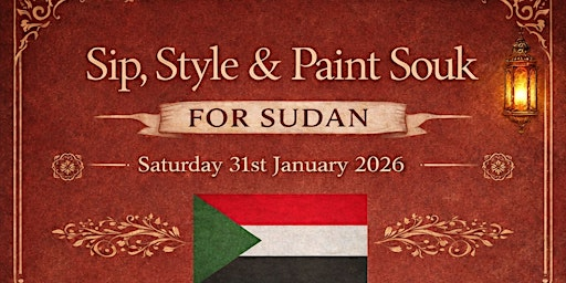 Sip, Style & Paint: Souq for Sudan | Spinney Hill Support Services & Wellbeing Centre