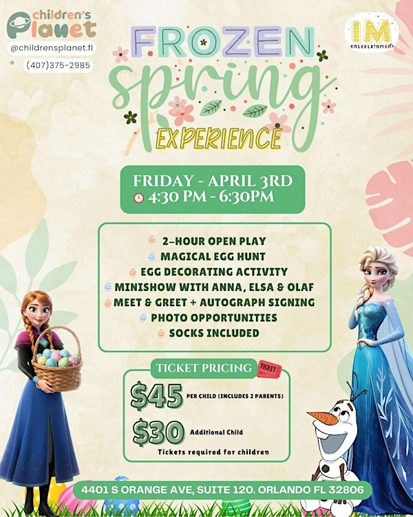 FROZEN EASTER EXPERIENCE | Children's Planet