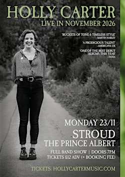 Holly Carter - Full Band Show at The Prince Albert, Stroud | Prince Albert Inn
