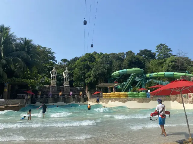 Roller coaster 🎢 in a water theme park 