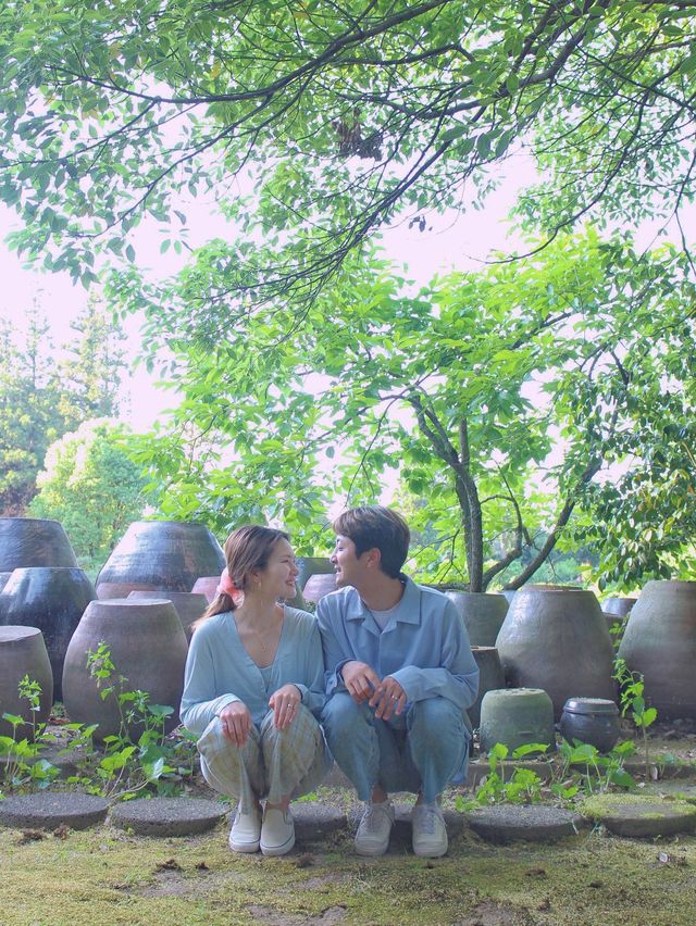 전나무 숲길을 만나볼 수 있는 수국명소
